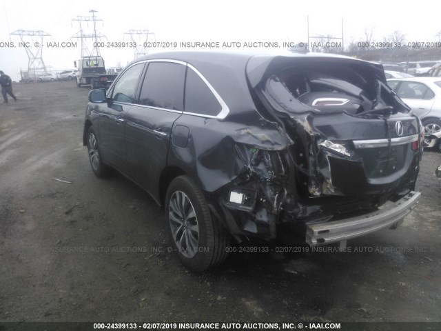 5FRYD4H47GB010640 - 2016 ACURA MDX TECHNOLOGY 黑色 照片 3
