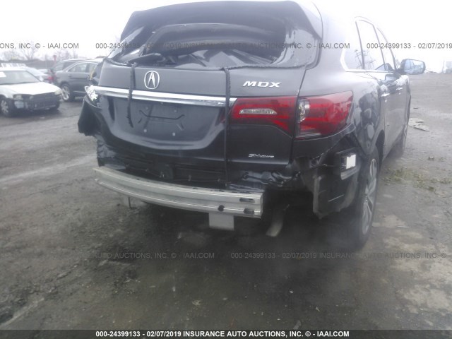 5FRYD4H47GB010640 - 2016 ACURA MDX TECHNOLOGY 黑色 照片 6