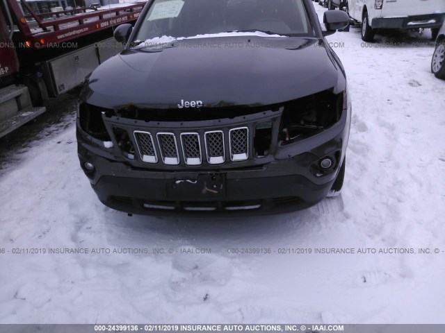 1C4NJDEB2GD685495 - 2016 JEEP COMPASS LATITUDE GRAY photo 6