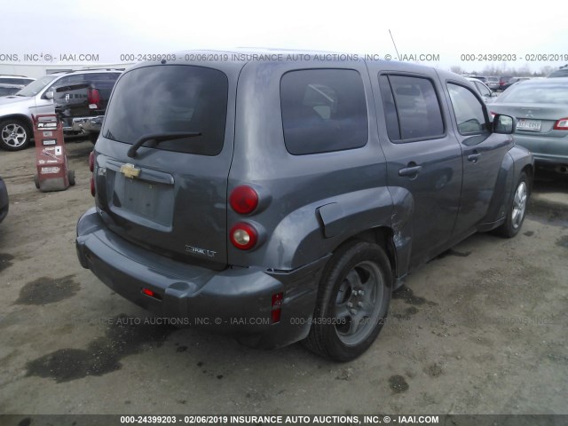 3GNCA23B69S633814 - 2009 CHEVROLET HHR LT GRAY photo 4