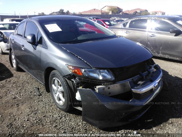 19XFB5F54CE002818 - 2012 HONDA CIVIC NATURAL GAS GRAY photo 1