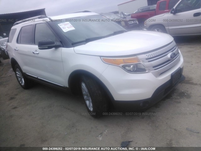 1FMHK8D89BGA03318 - 2011 FORD EXPLORER XLT WHITE photo 1