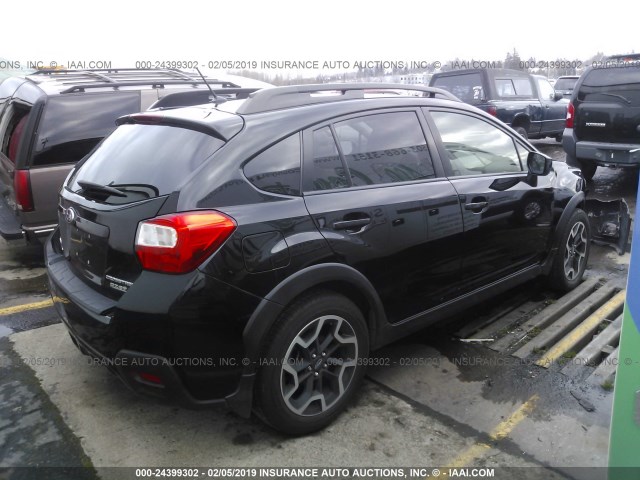 JF2GPABC5HH231840 - 2017 SUBARU CROSSTREK PREMIUM BLACK photo 4