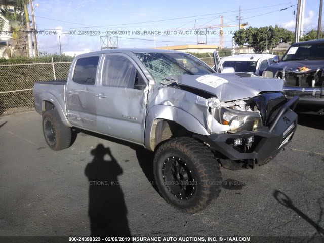 5TELU42N07Z409398 - 2007 TOYOTA TACOMA DOUBLE CAB 银色 照片 1