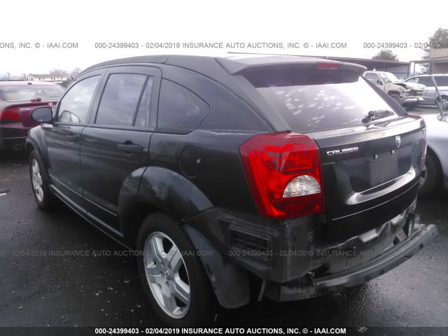 1B3HB48B57D172068 - 2007 DODGE CALIBER SXT BLACK photo 3