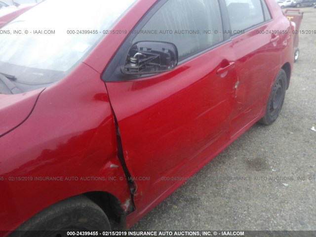 2T1KU40E49C150017 - 2009 TOYOTA COROLLA MATRIX  RED photo 6