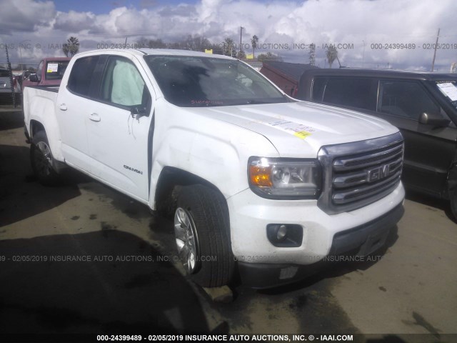 1GTG5CEA7G1234238 - 2016 GMC CANYON SLE WHITE photo 1