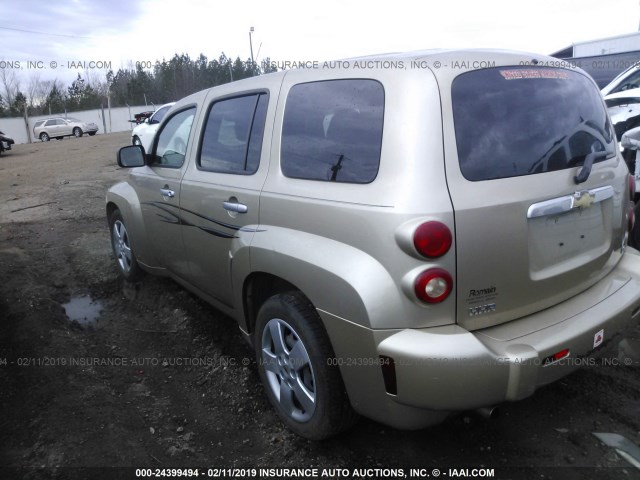3GNDA13D86S640680 - 2006 CHEVROLET HHR LS Dorado foto 3