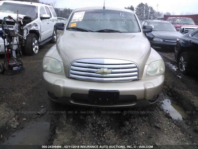 3GNDA13D86S640680 - 2006 CHEVROLET HHR LS Dorado foto 6