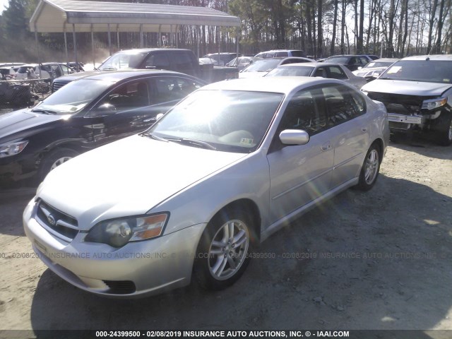 4S3BL616557221503 - 2005 SUBARU LEGACY 2.5I SILVER photo 2