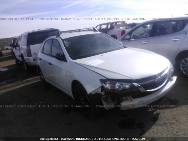 JF1GH61648G803786 - 2008 SUBARU IMPREZA 2.5I WHITE photo 1