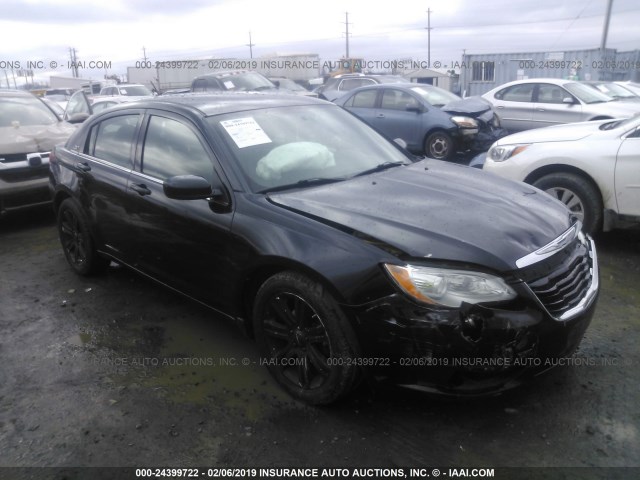 1C3CCBAB3DN762767 - 2013 CHRYSLER 200 LX BLACK photo 1