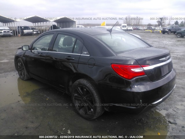 1C3CCBAB3DN762767 - 2013 CHRYSLER 200 LX BLACK photo 3