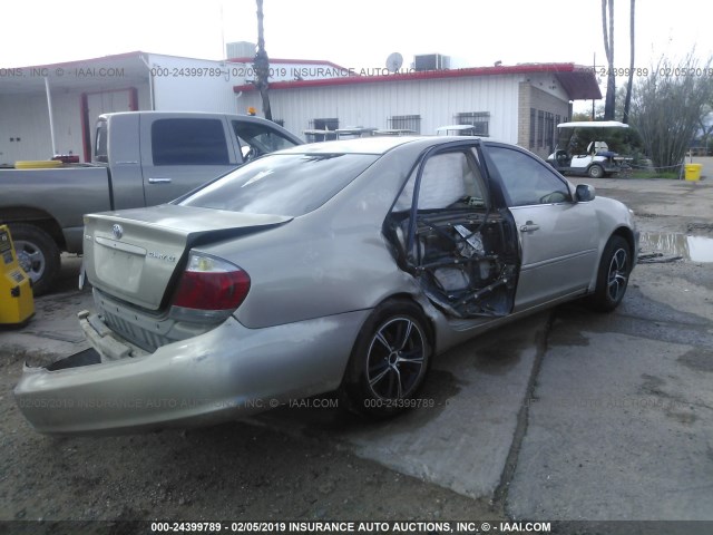 4T1BE30K84U810533 - 2004 TOYOTA CAMRY LE/XLE/SE GOLD photo 4