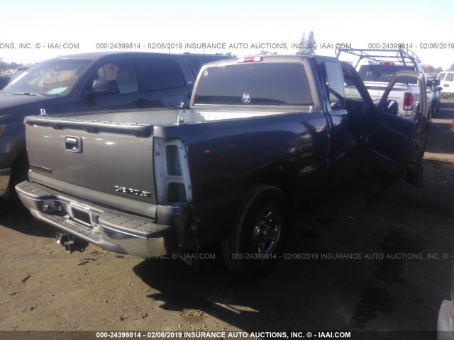 2GCEC19T741294569 - 2004 CHEVROLET SILVERADO C1500 GRAY photo 4