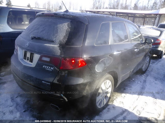 5J8TB1H27BA004984 - 2011 ACURA RDX BLACK photo 4