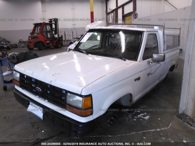 1FTCR10A0KUC41960 - 1989 FORD RANGER WHITE photo 2