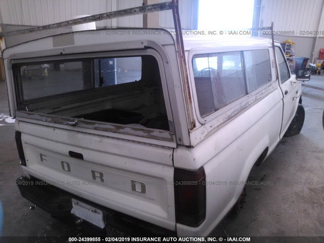 1FTCR10A0KUC41960 - 1989 FORD RANGER WHITE photo 4