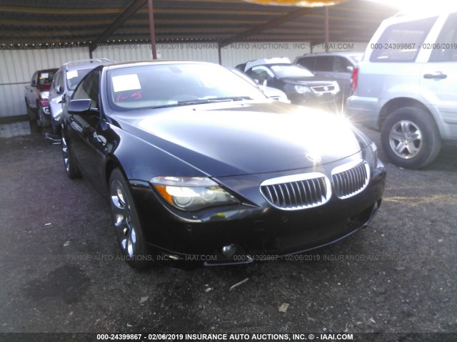 WBAEH73465B869426 - 2005 BMW 645 CI AUTOMATIC Қара фото 1