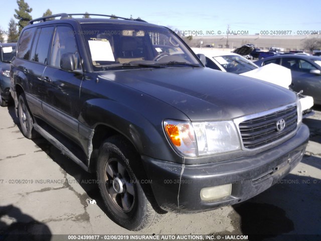 JT3HT05J4W0007638 - 1998 TOYOTA LAND CRUISER  GRAY photo 1