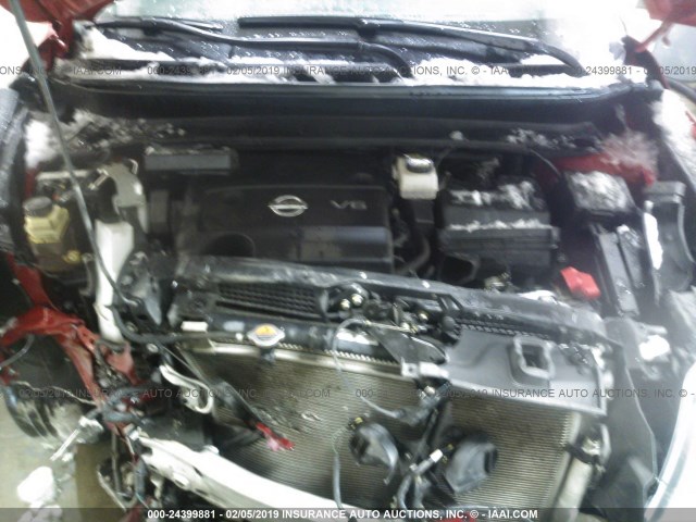 5N1AR2MM7GC600876 - 2016 NISSAN PATHFINDER S/SV/SL/PLATINUM RED photo 10