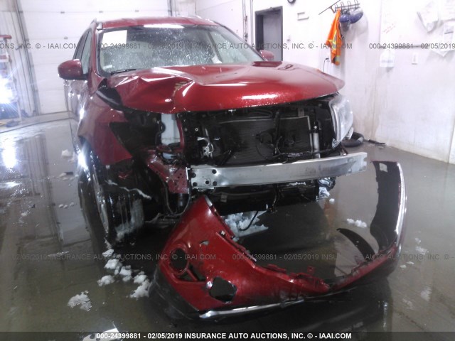 5N1AR2MM7GC600876 - 2016 NISSAN PATHFINDER S/SV/SL/PLATINUM RED photo 6