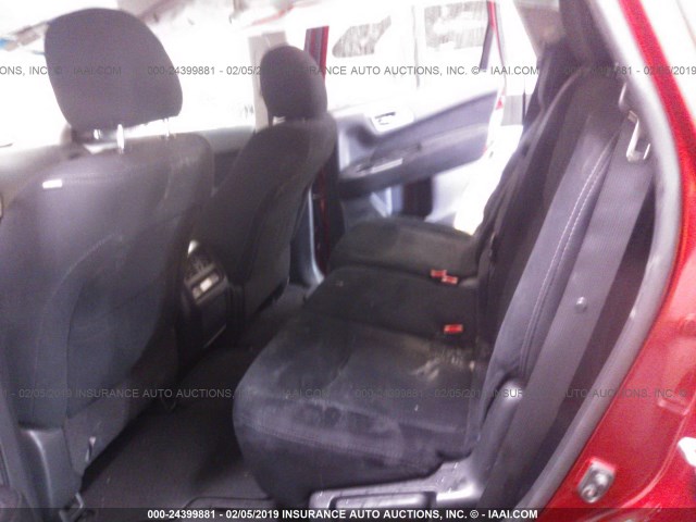 5N1AR2MM7GC600876 - 2016 NISSAN PATHFINDER S/SV/SL/PLATINUM RED photo 8