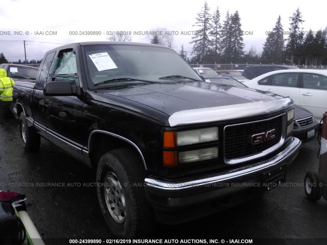 1GTEK19R9WR511444 - 1998 GMC SIERRA K1500 BLACK photo 1