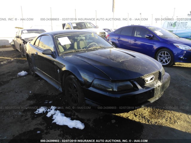 1FAFP404X3F383873 - 2003 FORD MUSTANG BLACK photo 1