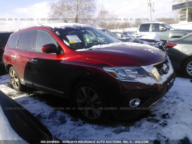 5N1AR2MM0GC621679 - 2016 NISSAN PATHFINDER S/SV/SL/PLATINUM RED photo 1