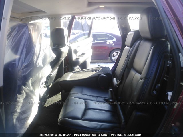 5N1AR2MM0GC621679 - 2016 NISSAN PATHFINDER S/SV/SL/PLATINUM RED photo 8