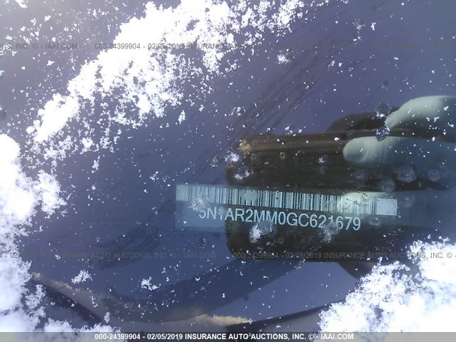 5N1AR2MM0GC621679 - 2016 NISSAN PATHFINDER S/SV/SL/PLATINUM RED photo 9