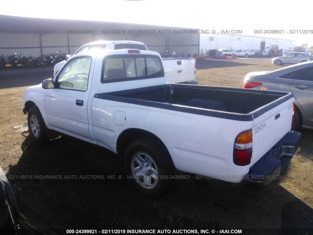 5TENL42N44Z339685 - 2004 TOYOTA TACOMA WHITE photo 3