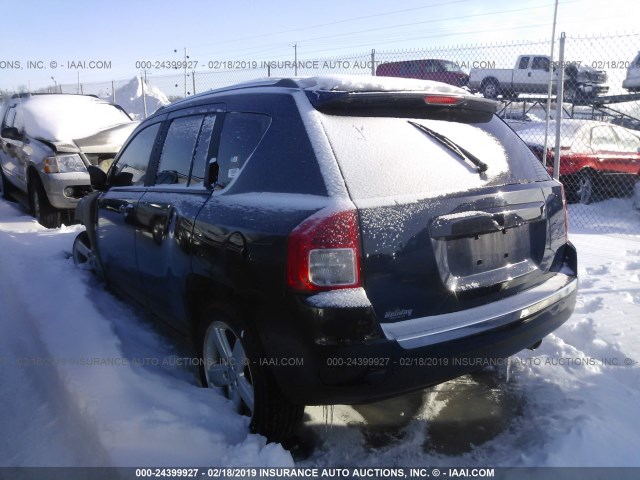 1C4NJDCB0CD645378 - 2012 JEEP COMPASS LIMITED BLUE photo 3