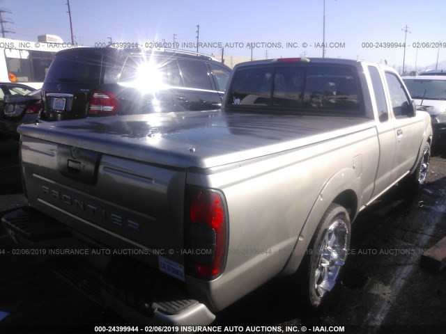 1N6DD26T73C444060 - 2003 NISSAN FRONTIER KING CAB XE SILVER photo 4