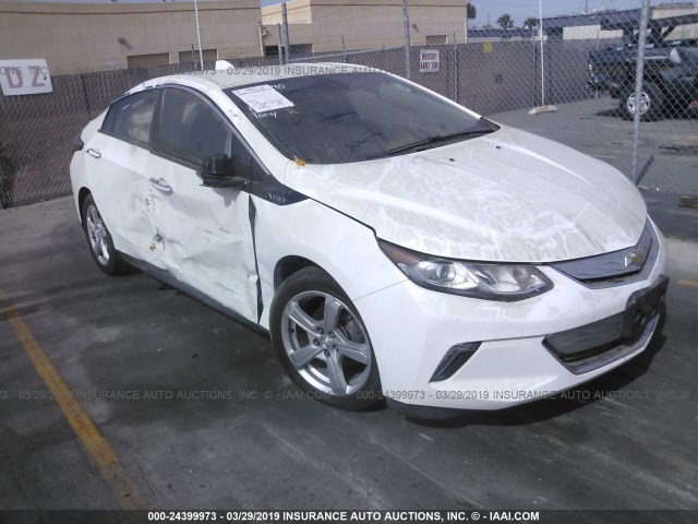 1G1RC6S59HU109242 - 2017 CHEVROLET VOLT LT WHITE photo 1