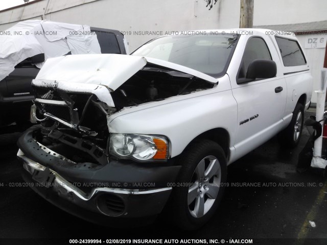 1D7HA16K95J643078 - 2005 DODGE RAM 1500 ST WHITE photo 2