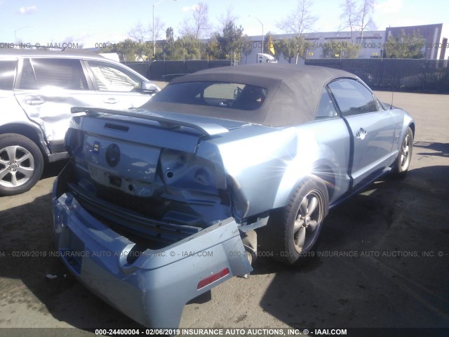 1ZVFT85H265132216 - 2006 FORD MUSTANG GT BLUE photo 6