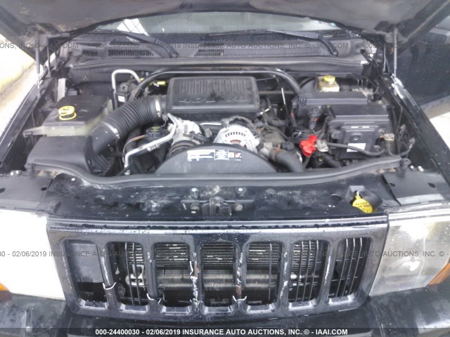1J8HG48N16C346466 - 2006 JEEP COMMANDER BLACK photo 10