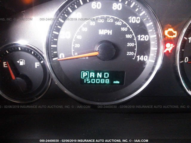 1J8HG48N16C346466 - 2006 JEEP COMMANDER BLACK photo 7