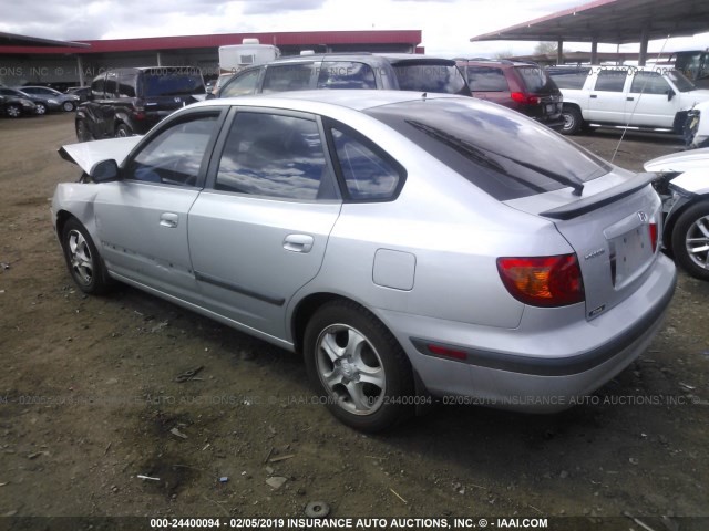 KMHDN55D13U083412 - 2003 HYUNDAI ELANTRA GLS/GT SILVER photo 3