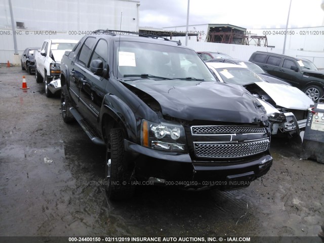 3GNTKFE77DG155802 - 2013 CHEVROLET AVALANCHE LT BLACK photo 1