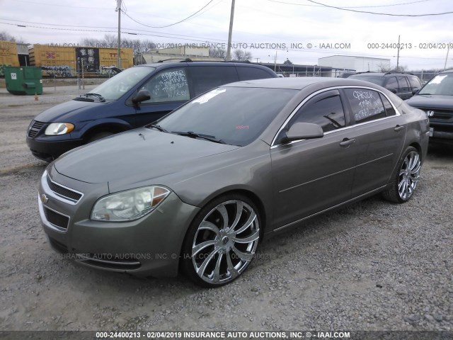 1G1ZC5E03AF253616 - 2010 CHEVROLET MALIBU 1LT ოქროსფერი ფოტო 2