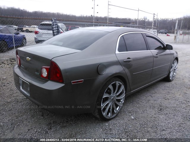 1G1ZC5E03AF253616 - 2010 CHEVROLET MALIBU 1LT ოქროსფერი ფოტო 4