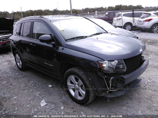 1C4NJDBB6FD438709 - 2015 JEEP COMPASS SPORT BLACK photo 1