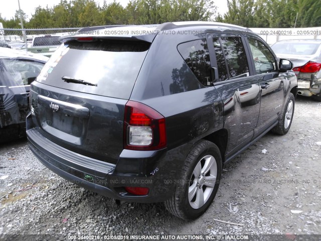 1C4NJDBB6FD438709 - 2015 JEEP COMPASS SPORT BLACK photo 4