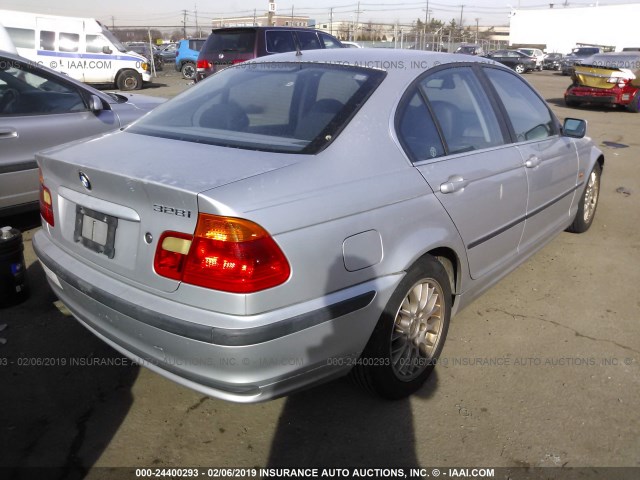 WBAAM5334XFR04241 - 1999 BMW 328 I AUTOMATIC SILVER photo 4