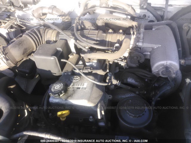 5TEVL52N53Z291697 - 2003 TOYOTA TACOMA XTRACAB WHITE photo 10