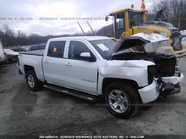 3GCUKREC5JG367041 - 2018 CHEVROLET SILVERADO K1500 LT WHITE photo 1