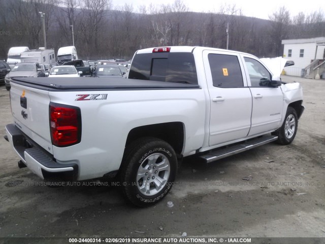 3GCUKREC5JG367041 - 2018 CHEVROLET SILVERADO K1500 LT WHITE photo 4